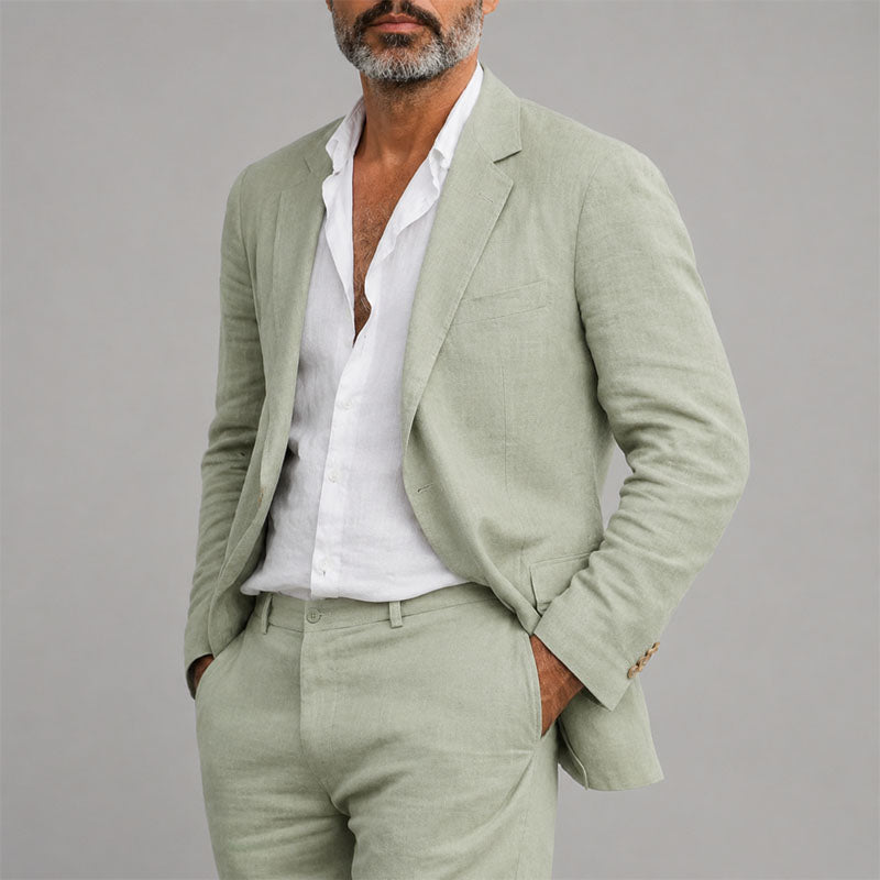 Aaron - Men's Relaxed Blazer and Pants Suit Set