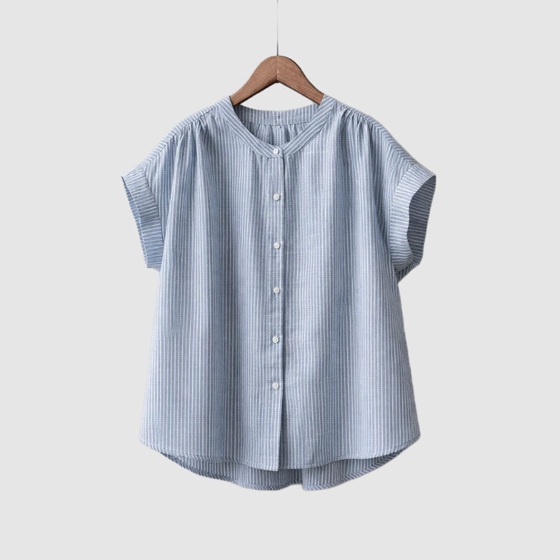 Abigail - Women’s Vertical Stripe Casual Top