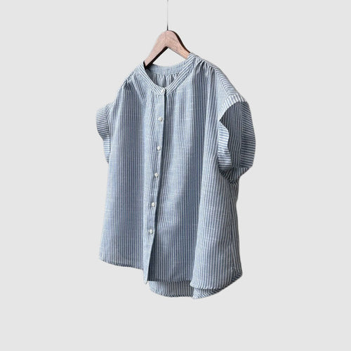 Abigail - Women’s Vertical Stripe Casual Top