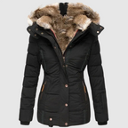 Alexa - Women's Faux Fur Lined Hooded Puffer Jacket