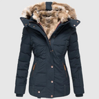 Alexa - Women's Faux Fur Lined Hooded Puffer Jacket