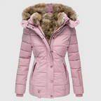 Alexa - Women's Faux Fur Lined Hooded Puffer Jacket