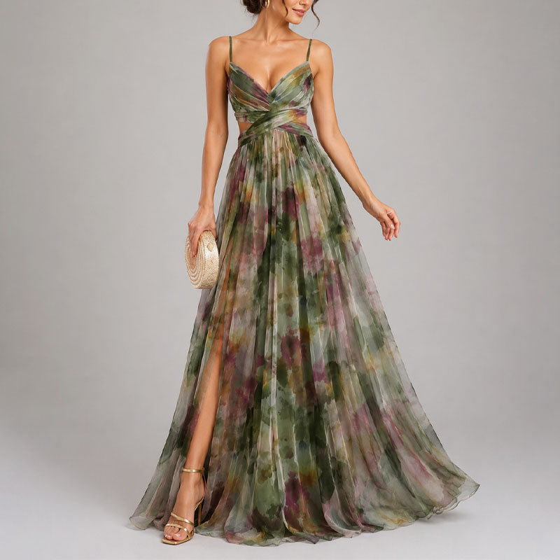 watercolor chiffon dress Allison Mens Dress Shoes Classic and a graceful feminine cocktail dresses short Color:Lucky Charm