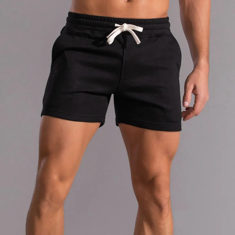 Alvin - Men’s Cotton Drawstring Athletic Shorts