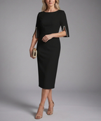 Anayah - Women's Split-Sleeve Fitted Dress