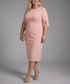 Anayah - Women's Split-Sleeve Fitted Dress