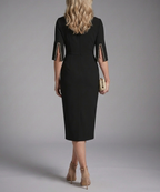 Anayah - Women's Split-Sleeve Fitted Dress