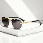 Aria - Geometric Frameless Tinted Sunglasses