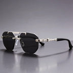 Aria - Geometric Frameless Tinted Sunglasses