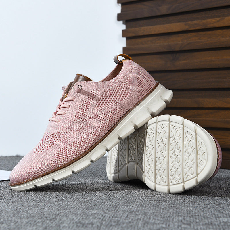 Aubree - Women's Knit Comfort Lace-Up Sneakers