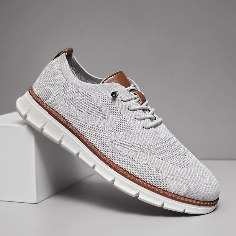 Aubree - Women's Knit Comfort Lace-Up Sneakers
