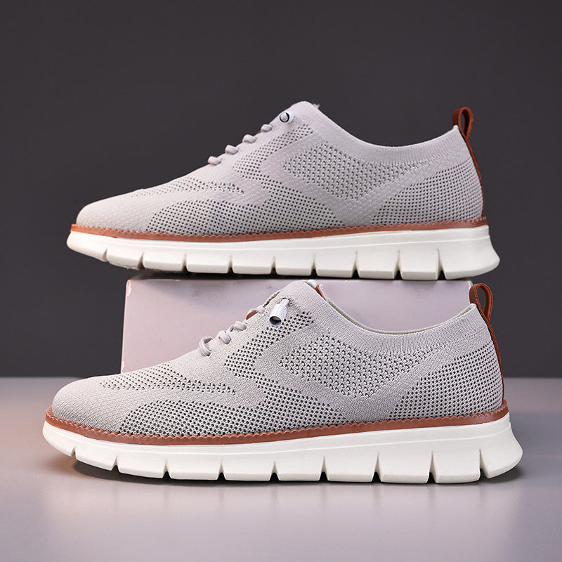 Aubree - Women's Knit Comfort Lace-Up Sneakers