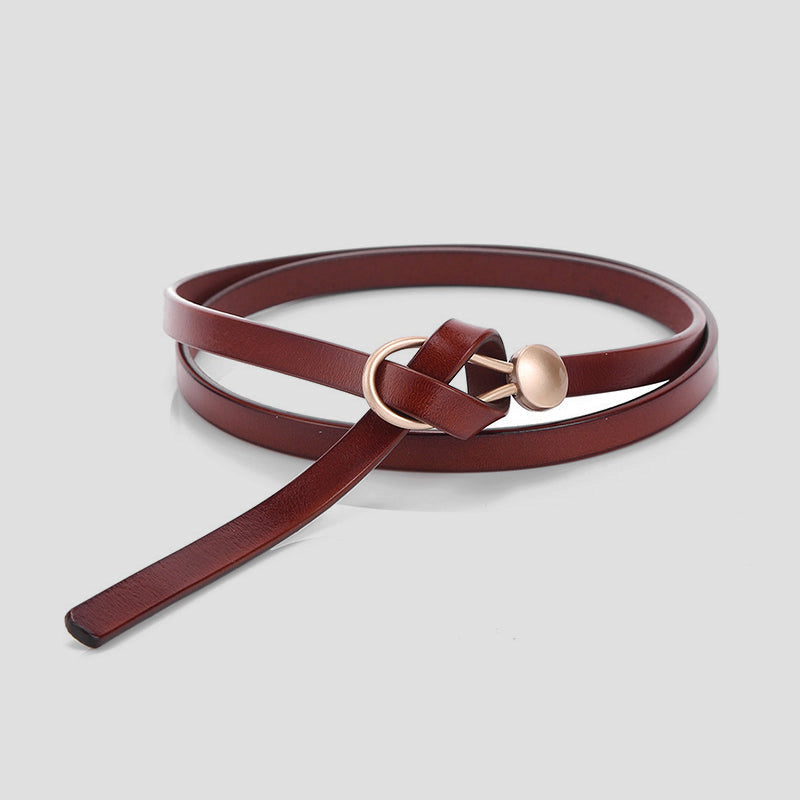 Audrey - Women’s Slim Wrap Knot Belt