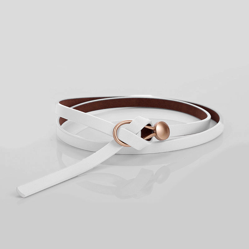 Audrey - Women’s Slim Wrap Knot Belt