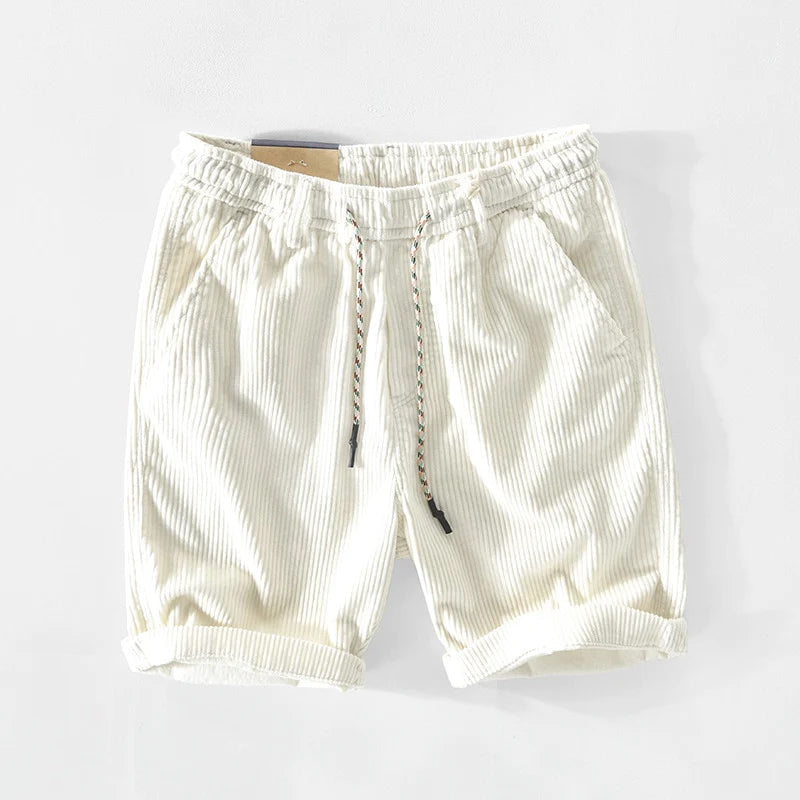 Austin - Men's Corduroy Relaxed Fit Pocket Shorts