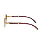 Avery - Unisex Classic Metal Rim Circle Sunglasses