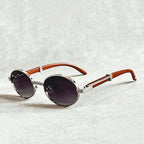 Avery - Unisex Classic Metal Rim Circle Sunglasses