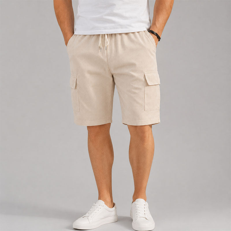 Blake - Men's Cargo Drawstring Shorts with Side Pockets