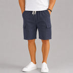 Blake - Men's Cargo Drawstring Shorts with Side Pockets