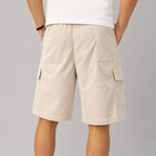 Blake - Men's Cargo Drawstring Shorts with Side Pockets