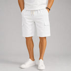 Blake - Men's Cargo Drawstring Shorts with Side Pockets