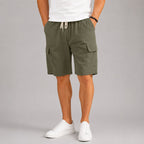 Blake - Men's Cargo Drawstring Shorts with Side Pockets