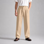 Blake - Men's Relaxed Fit Wide-Leg Striped Trousers