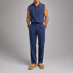 Blake - Men's Sleeveless Shirt and Cross-Over Pants Set