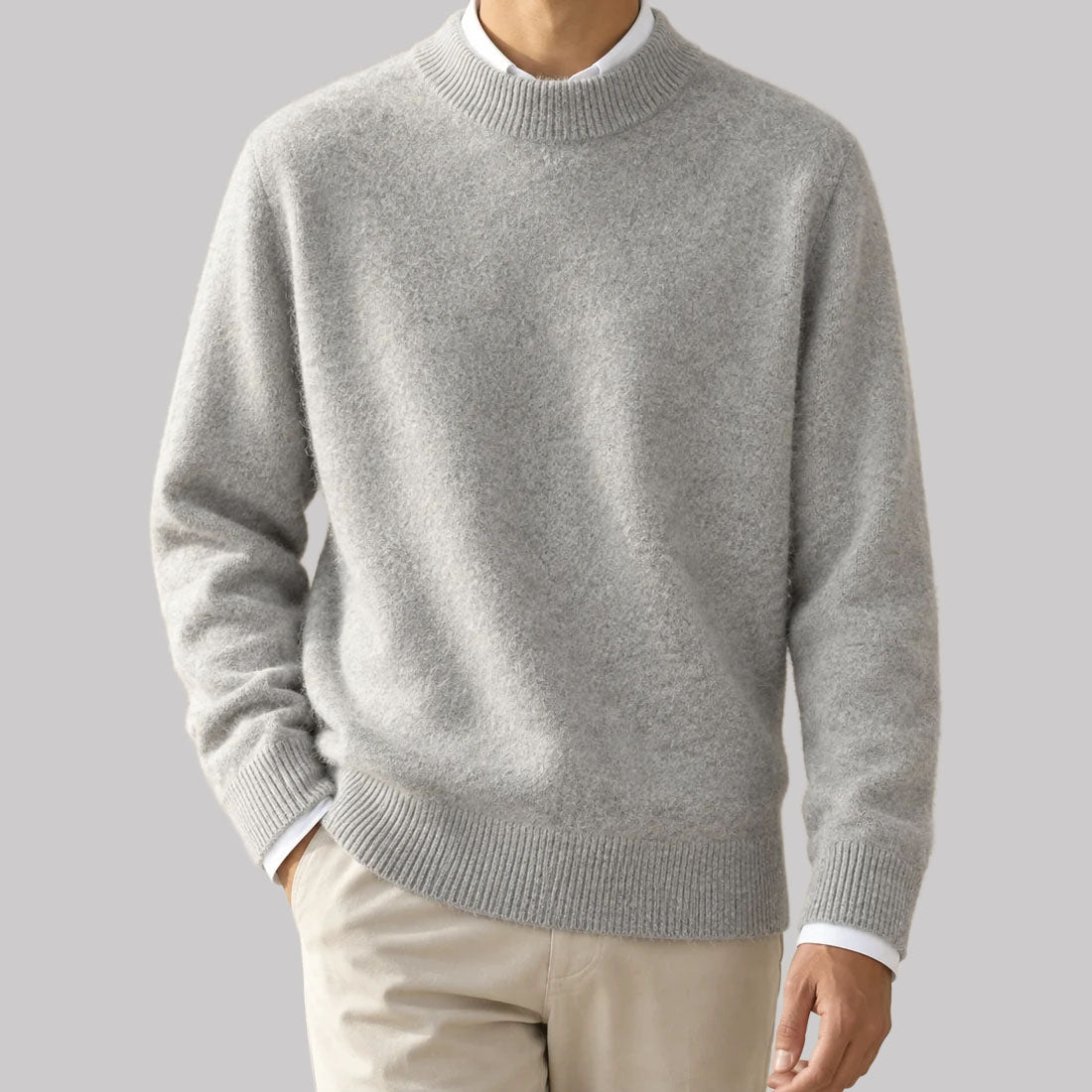 Blake - Men’s Classic Crew Neck Knit Sweater