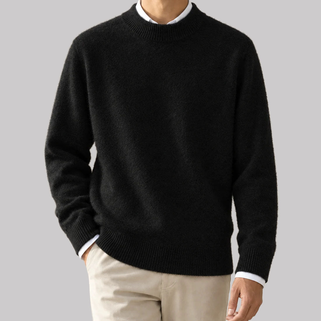 Blake - Men’s Classic Crew Neck Knit Sweater