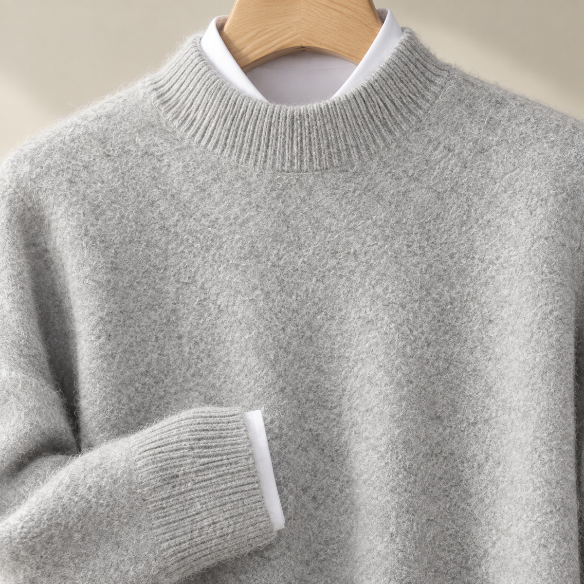 Blake - Men's Mock Neck Pullover Sweater