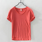 Brody - Men's Cotton Casual V-Neck T-Shirt