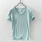 Brody - Men's Cotton Casual V-Neck T-Shirt