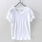 Brody - Men's Cotton Casual V-Neck T-Shirt