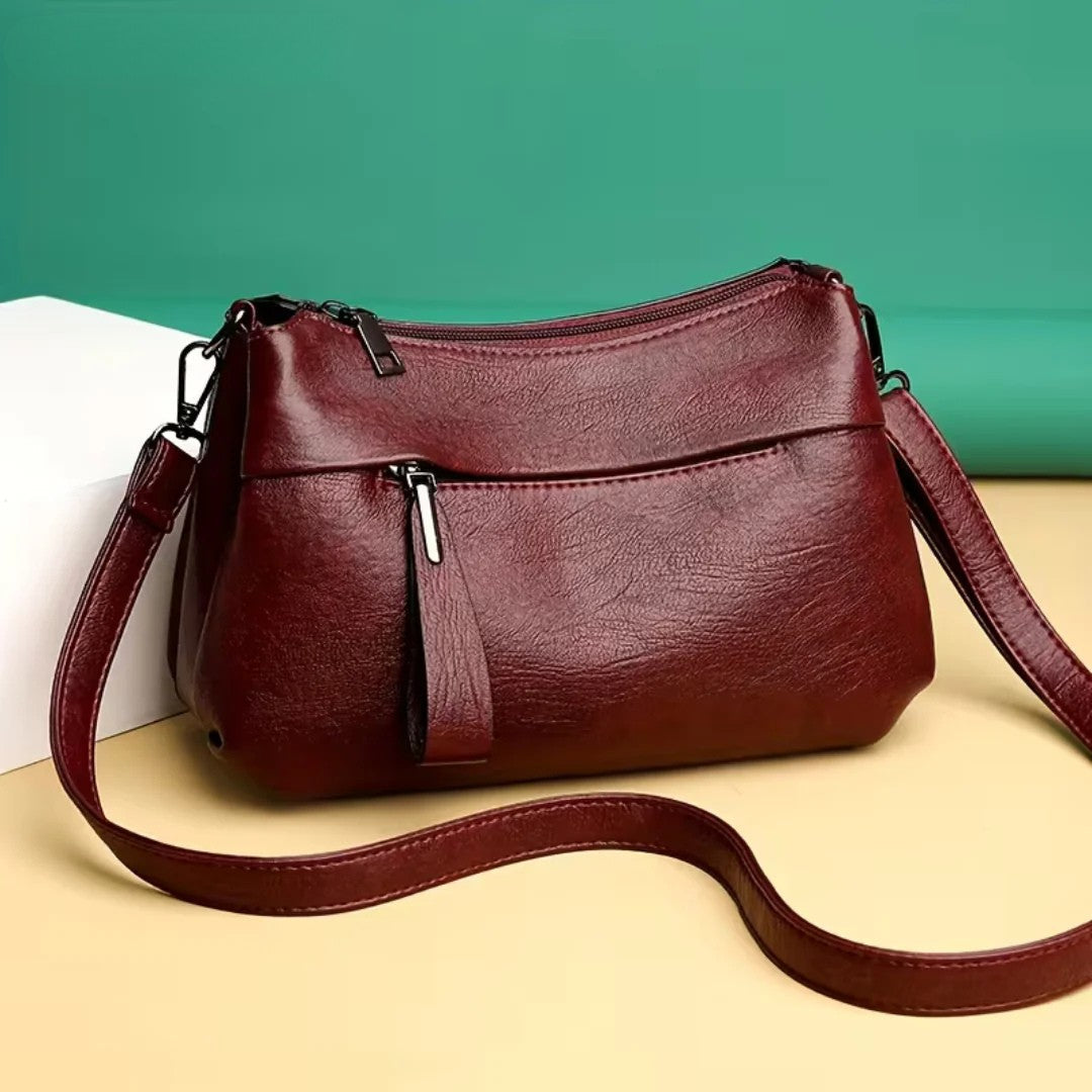 Brooke - Women's Zip Pocket Crossbody Bag