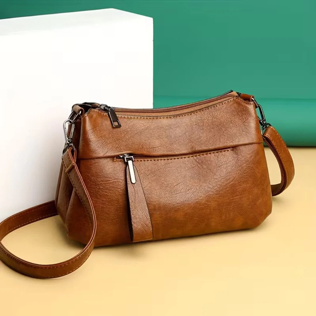 Brooke - Women's Zip Pocket Crossbody Bag