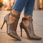 Brooklyn - Women's Pointed-Toe Ankle-Strap Dress Booties