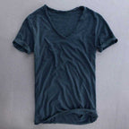 Bryce - Men's Cotton Casual V-Neck T-Shirt