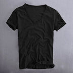 Bryce - Men's Cotton Casual V-Neck T-Shirt