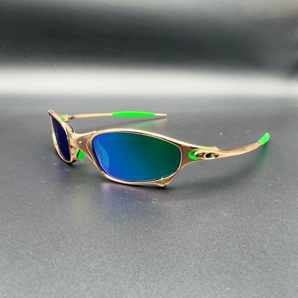 Caldre - Wraparound Sport Sunglasses with Curved Arms