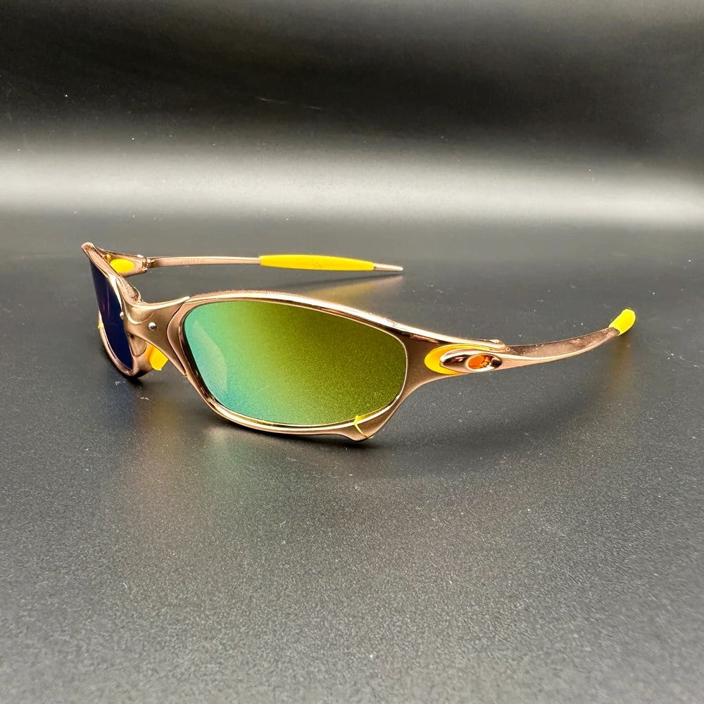 Caldre - Wraparound Sport Sunglasses with Curved Arms