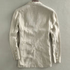 Caleb - Men's Linen Casual Patch Pocket Blazer