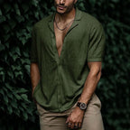 Caleb - Men's Relaxed Camp Collar Shirt