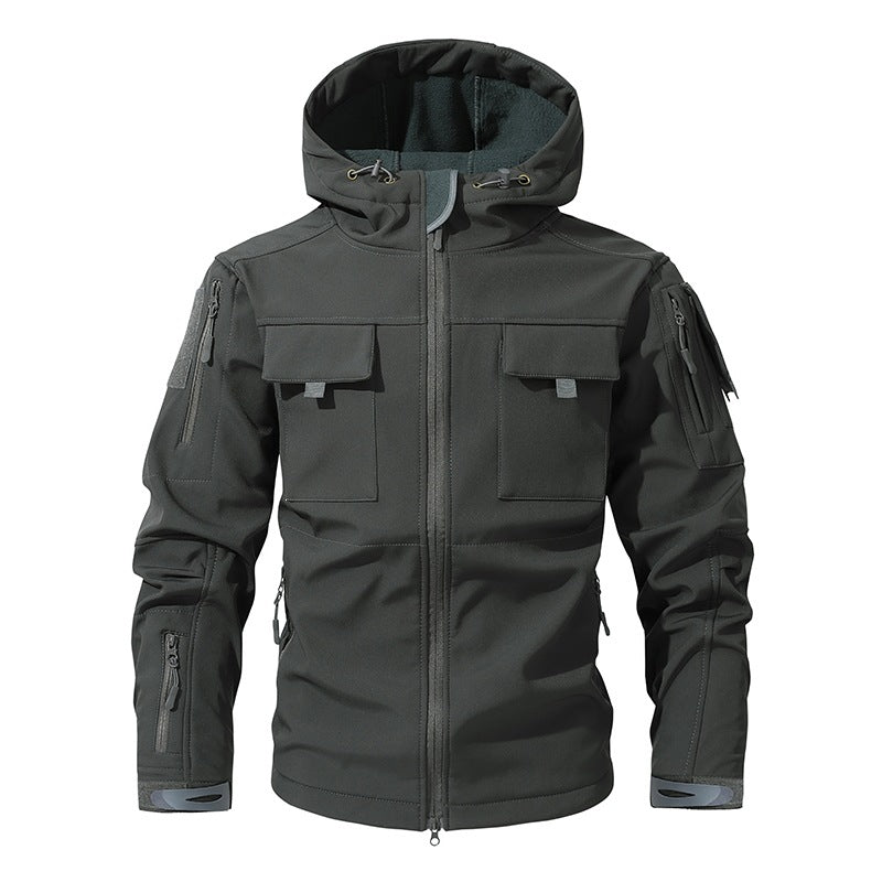 Callahan - Men’s Softshell Hooded Tactical Windbreaker Jacket
