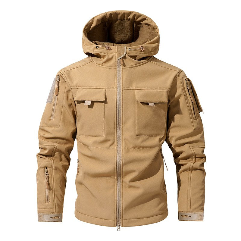 Callahan - Men’s Softshell Hooded Tactical Windbreaker Jacket