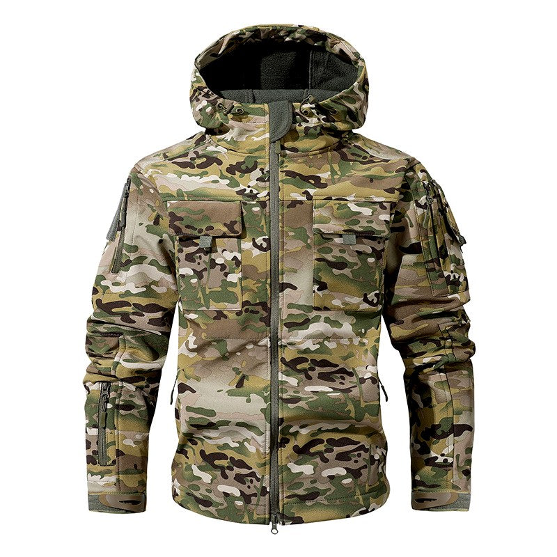 Callahan - Men’s Softshell Hooded Tactical Windbreaker Jacket