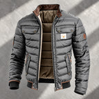 Calvin - Men's Quilted Zip-Up Puffer Jacket