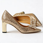 Candice - Women's Embellished Glitter Pointed Heels
