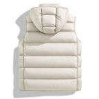 Carl - Men's Hooded Puffer Vest with Zip Front