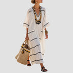 Celeste - Women's Lightweight Breezy Maxi Caftan Dress